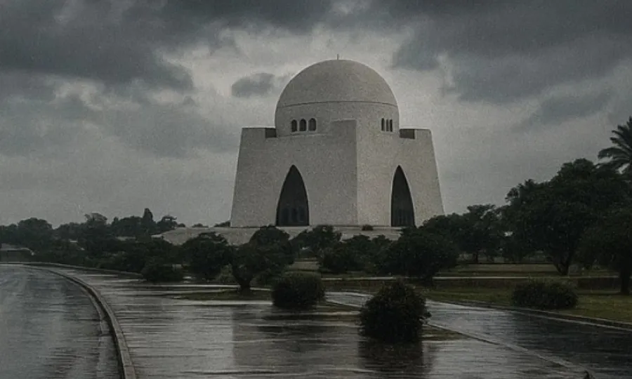 شہرقائد میں بادلوں کے ڈیرے، رم جھم سے موسم خوشگوار