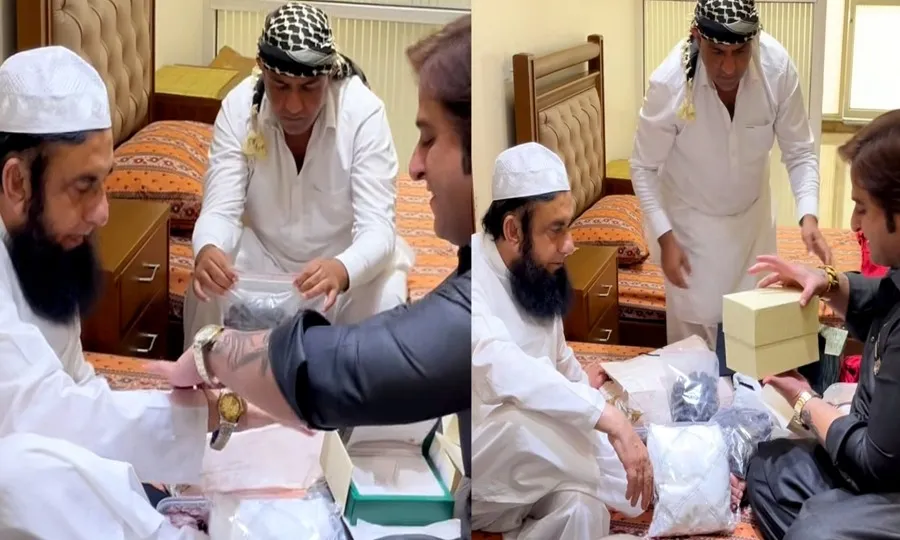 گھڑی کا تحفہ؛ مولانا طارق جمیل کی وائرل ویڈیو نے سوشل میڈیا پر تہلکہ مچادیا
