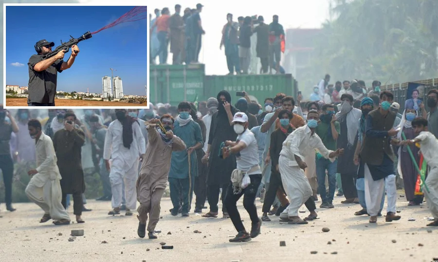 27 ستمبر کے مارچ سے نمٹنے کے لئے اسلام آباد پولیس کو نیٹ لانچر فراہم کردیا گیا