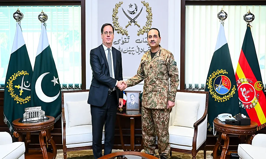 فیلڈ مارشل عاصم منیر سے فرانسیسی سیکریٹری جنرل کی ملاقات، دفاعی تعاون بڑھانے پر اتفاق