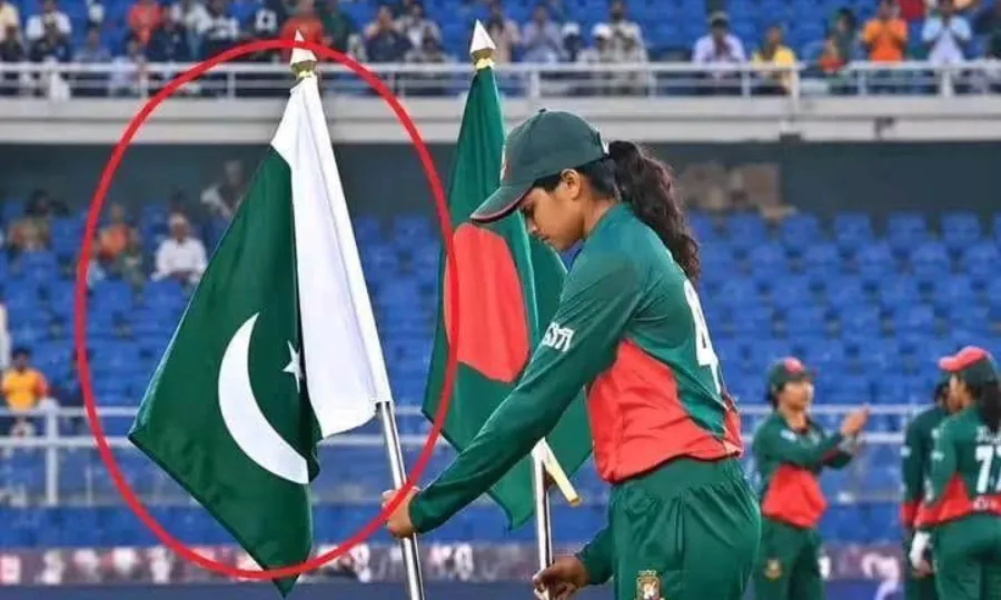 بنگلادیشی کپتان کا پاکستانی پرچم کے احترام کا خوبصورت منظر وائرل