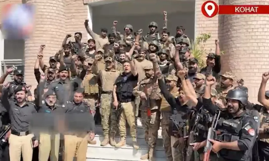 کوہاٹ پولیس لائن مسجد دھماکے میں ملوث تمام خوارج جہنم واصل؛ سیکیورٹی فورسز کا آپریشن مکمل