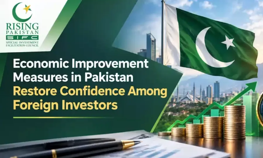 پاکستان میں معشیت کی بہتری، غیر ملکی سرمایہ کاروں کا اعتماد بحال
