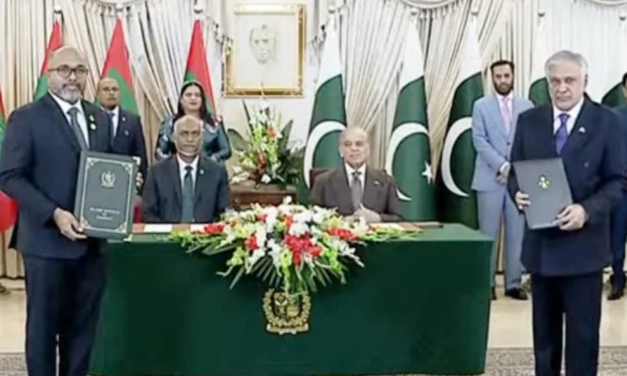 پاکستان اور مالدیپ کے درمیان تجارتی حجم 200 ملین ڈالرتک لےجانے پر اتفاق