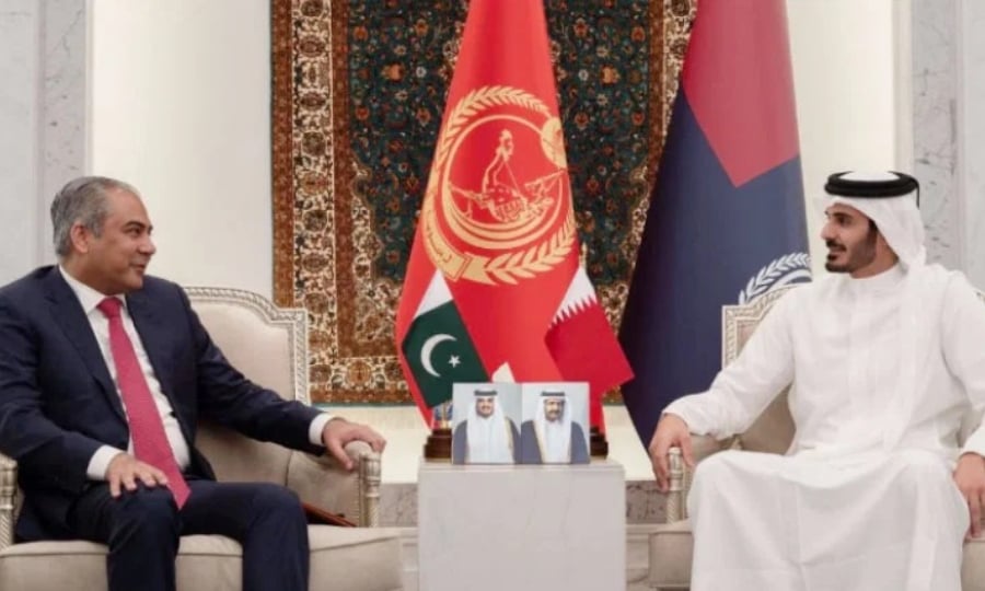 محسن نقوی کی قطری ہم منصب سے ملاقات، دوطرفہ تعاون کو مستحکم بنانے کا عزم